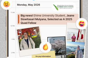 Ehime University Student, Jeane Siswitasari Mulyana, Selected as A 2025 Quad Fellow 🌏✨
